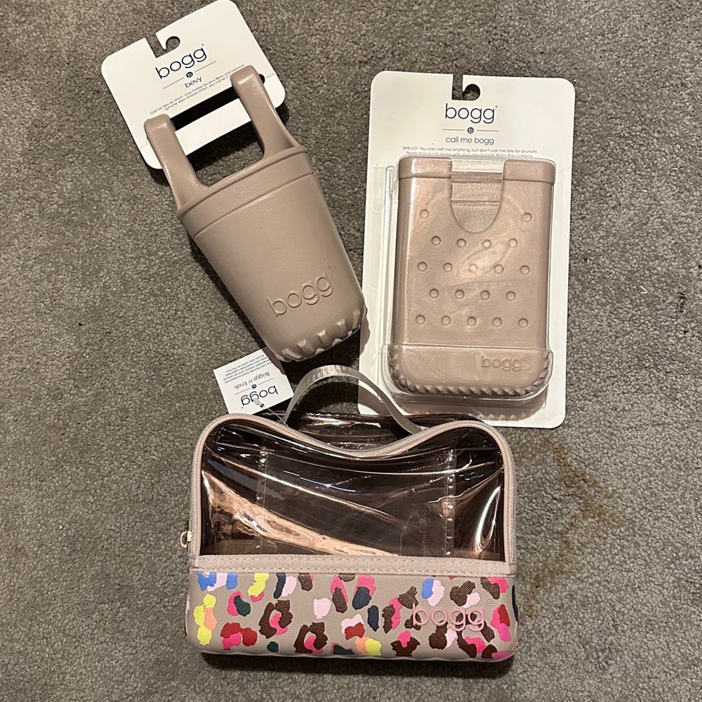 Women's Tan and Brown Bogg Bag Accessories NWT